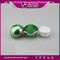 luxury green color cosmetic jar,ball shape acrylic cream jar supplier