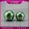 luxury green color cosmetic jar,ball shape acrylic cream jar supplier