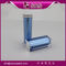 square shape blue skin care cream cosmetic airless pump bottle supplier