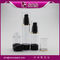 15ml 30ml 50ml cosmetic bottle supplier 30ml black airless pump supplier
