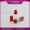 A0214 metalized red color small size airless pump bottle for serum supplier