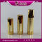 TA021 metalized gold color shoulder and base airless bottle for skin care cream supplier