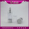 A022 high end airless bottle with aluminum base and shoulder for skincare cream supplier