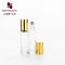 Custom 10ml clear thick wall glass roll on bottle for perfume essential oil supplier