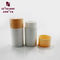 plastic injection white body with orange lid skin care stick packaging supplier