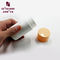 plastic injection white body with orange lid skin care stick packaging supplier