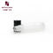 stock quantity empty frosted glass roller essential oil bottle 10 ml with black plastic lid supplier