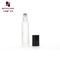 stock quantity empty frosted glass roller essential oil bottle 10 ml with black plastic lid supplier