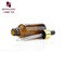 30ml 50ml amber round glass cosmetic essence bottle with dropper supplier