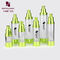 15ml 30ml 40ml 50ml 80ml 100ml 120ml SAN plastic metalized green airless bottle supplier