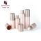 AS plastic custom color pink round shape lotion airless 50ml bottle supplier