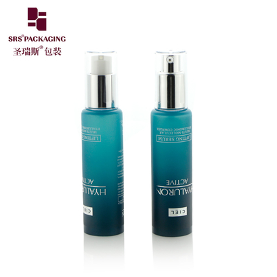 30ML 50ML Empty PE Plastic Cosmetic Foundation Liquid Pump Squeeze Tubes
