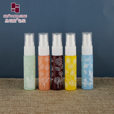 Colorful Custom Printed Glass Sprayer Bottle Sample Perfume Atomizer 10ml