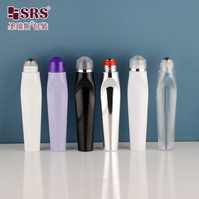 12ml Oblate PETG Eye Serum Gel Roller Massage Bottle Roll On Deodorant