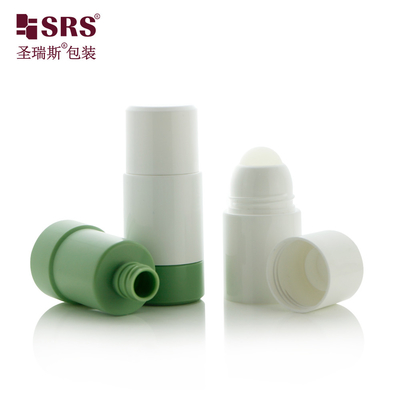 Refillable Replaceable Plastic 50ML 75ML Deodorant With Roll On Ball