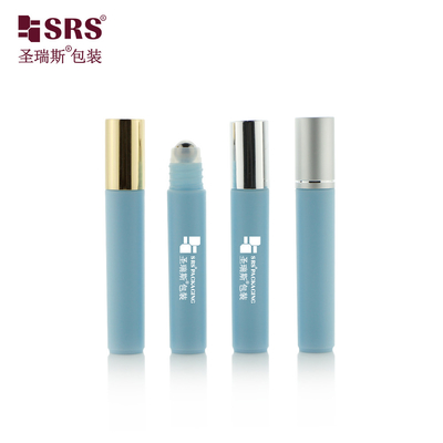 Aluminum Cap PP Round Empty Wholesale Roller Massage Bottle Plastic Roll On Ball