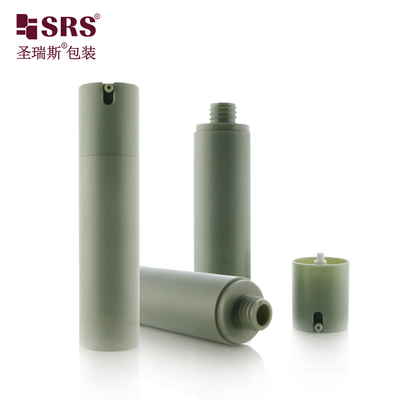 50ml Customization Color Plastic AS Lotion Serum Pump Packaging Airless Bottle 15ml 30ml