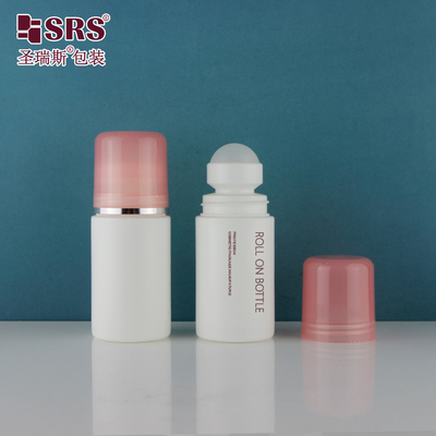 60ml 2 oz PP PCR Plastic Customization Color Recycled Roller Gel Bottle Empty Roll On Deodorant Bottles