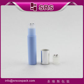 Shengruisi packaging RPA-10ml plastic roll on bottle with three metal ball