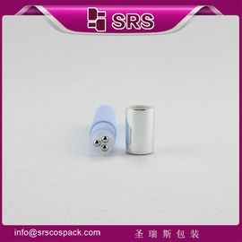 SRS cosmetic packaging supplier plastic 10ml triple ball roll on bottle for face massage