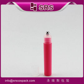 Shengruisi packaging SRS-7ml plastic reffiled roll on bottle with PP ball