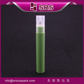 Shengruisi packaging SRS-8ml plastic reffiled roll on bottle with PP ball