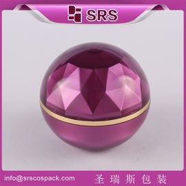 ball shape J011 15G 30G 50G acrylic cream jar manufacturer