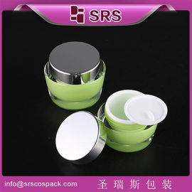 J041 15ml 30ml 50ml round plastic jar wholesale