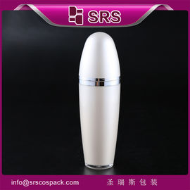 SRS China plastic bottle manufacturers white acrylic refilling lotion container for serum