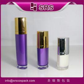 Shengruisi Custom Color Triangle 15ml 30ml 50ml Plastic Acrylic Lotion Skincare Packaging
