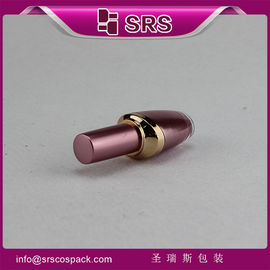 SRS NEW arrival acrylic pink oval 8ml plastic nail polish bottle with screw brush lid