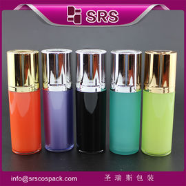 luxury airless pump bottle ,high quality cosmetic plastic lotion bottle