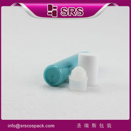 plastic 15ml high quality bottle with pp ball,empty perfume roll on bottle