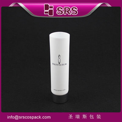 manufacturing white high end round cosmetic tube