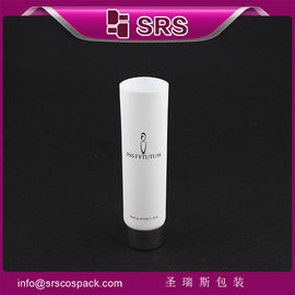manufacturing white high end round cosmetic tube