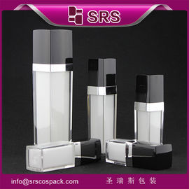 white bottle with black cap lotion pump,supplier cosmetic new products