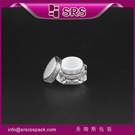J060 white diamond shape cosmetic jarmanufacturer