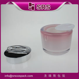 painting color jar,China supplier round plastic cosmetic container