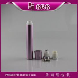 DR003-10ml empty refillable vibrating plastic roll on bottle supplier