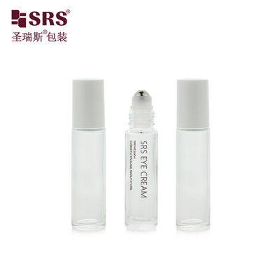 10ml Glass Perfume Applicator No Leakage Empty Skin Care Oil Roller Bottles Roll On