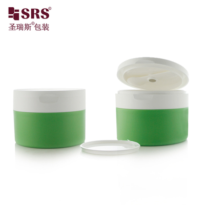 120g 4 OZ Plastic PP PCR Recycled Material Skincare Cream Jars Empty Containers For Body Scrub Jar