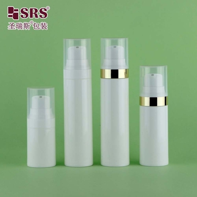30ml 50ml Luxury Elegant PCR PP Eco-friendly Material Toothpaste Bottles Airless Pump Bottle 15ml