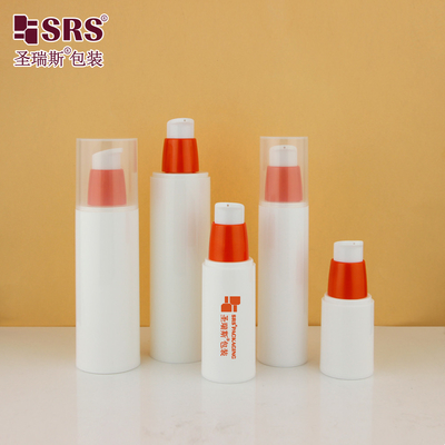15ml 30ml 50ml Custom Color Lotion Hair Essence Serum Cosmetic Luxury Airless Pump Bottle