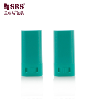 15ml 20ml Empty Oval Shape Pocket Size Sunscreen Balm Stick Deodorant Container