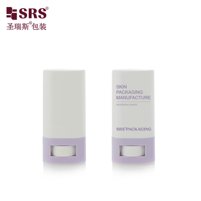 20g Empty Oval Shape PP Plastic Anti-Itch Balm Custom Color Empty Deodorant Container Stick