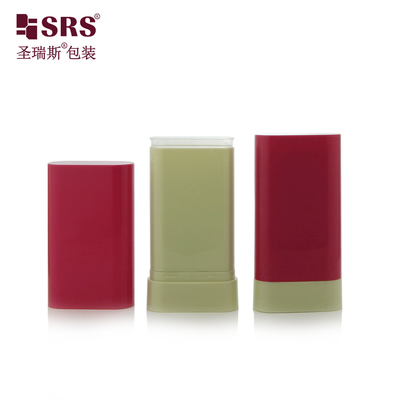 20g Oval Shape Empty PP Stick Twist Up Personal Care Container deodorant packaging