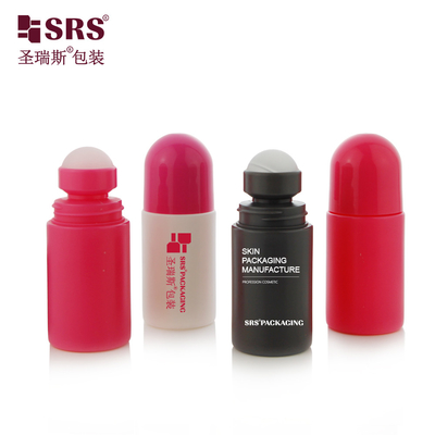 2 oz PP PCR Food Grade Material Plastic Roller Deodorant Bottles Roll On Bottle 60ml