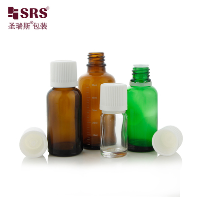 5ml 10ml 15ml 30ml 50ml 100ml 18/415 Child Proof Cap Glass Essential Oil Roller Ball Bottle