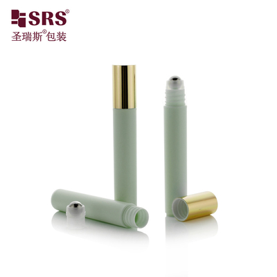 8ml New Injection Color Frosted Plastic PP PCR Recycled Serum Steel Roller Eye Bottle