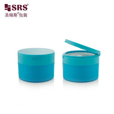 120g 150g Empty PP PCR Recycled Injection Custom Color Flip Cap Body Butter Empty Jars